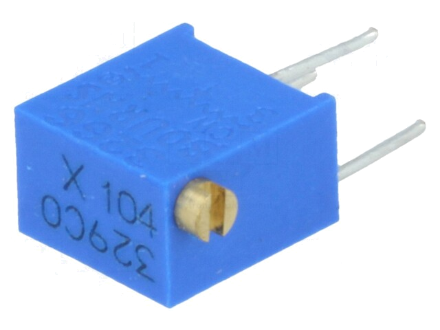Potentiometer: montage-; meerslagen; 100kΩ; 250mW; ±10%; lineair Potentiometer: montage-; meerslagen; 100kΩ; 250mW; ±10%; lineair
